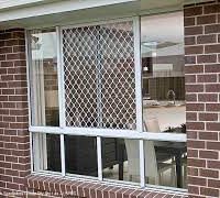 diamond grille security screen door