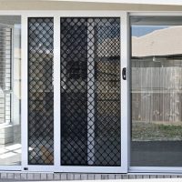 diamond grille security screen door