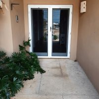 Invisi-gard pair doors white